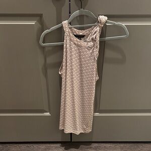 Banana Republic Cream Geometric Tank Top